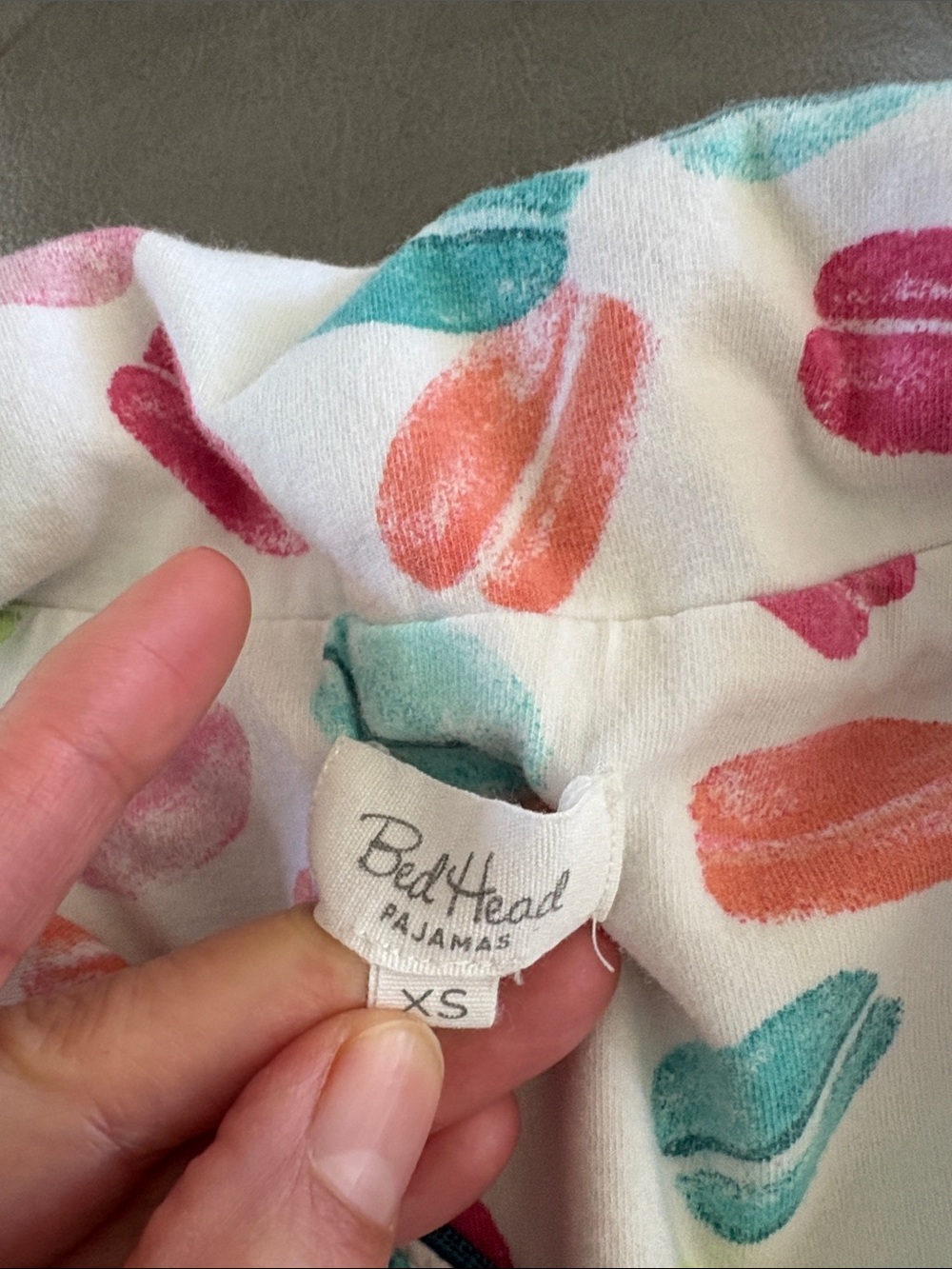 BedHead shorts Pajama Set in Macaron Print-XS - Picture 2 of 9